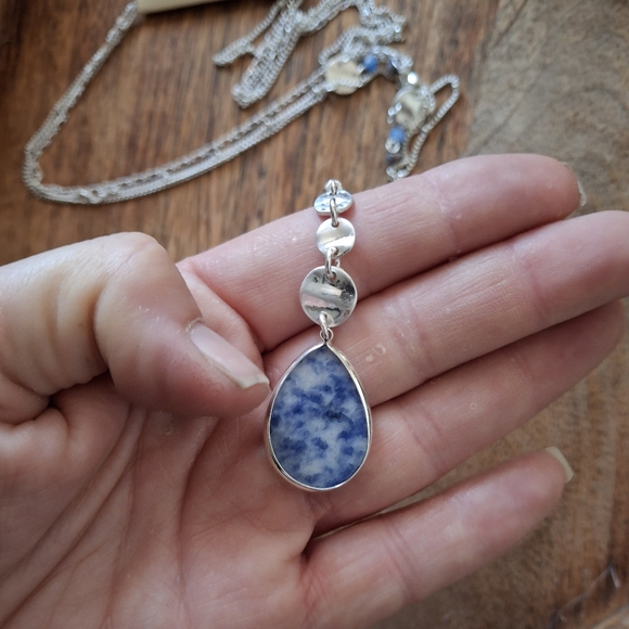 New Next Jewelry Multi Layer Length Crystal Chain Necklace. - Picture 6 of 11